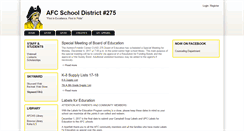 Desktop Screenshot of afcschools.net