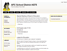 Tablet Screenshot of afcschools.net